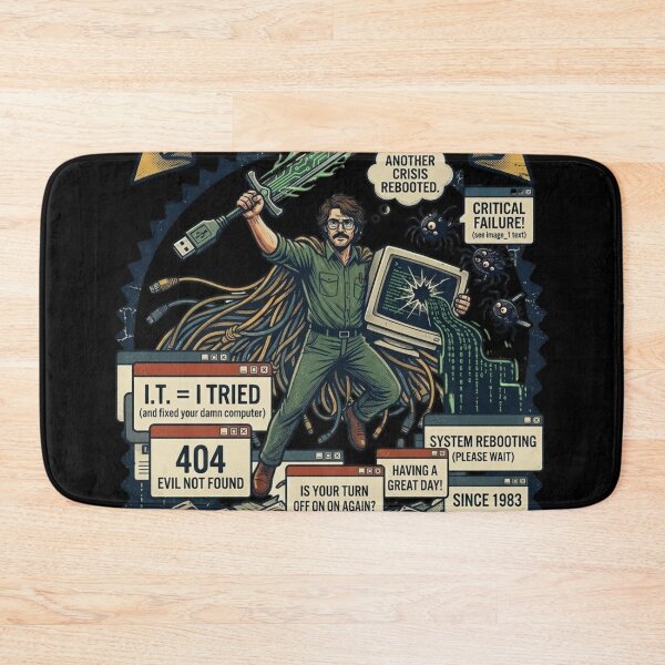 Item preview, Virus Slayer  Vintage IT Hero designed and sold by KurtByteStudio.