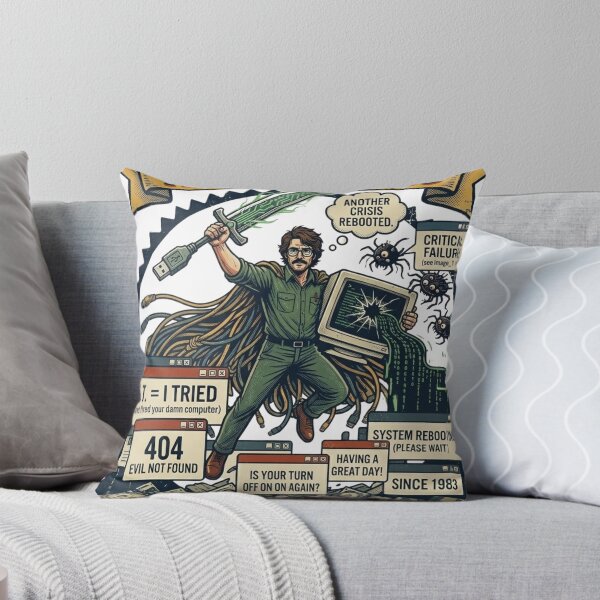 Item preview, Virus Slayer  Vintage IT Hero designed and sold by KurtByteStudio.