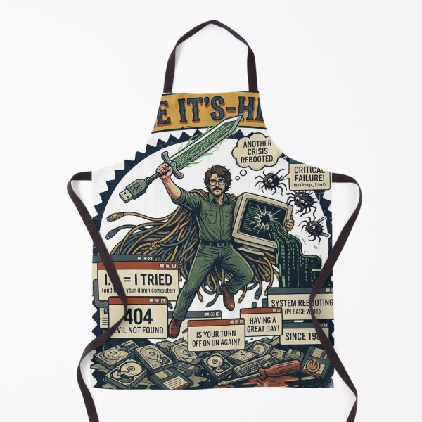 Item preview, Virus Slayer  Vintage IT Hero designed and sold by KurtByteStudio.