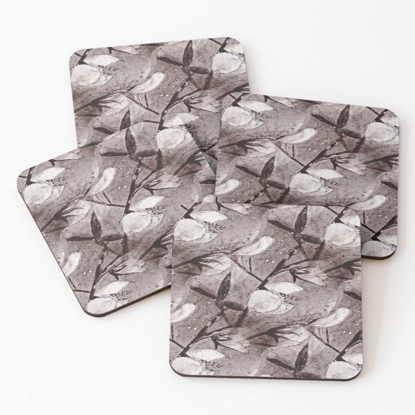 Item preview, Abstract Birds on a Branch Pattern in Brown designed and sold by Artistestella.