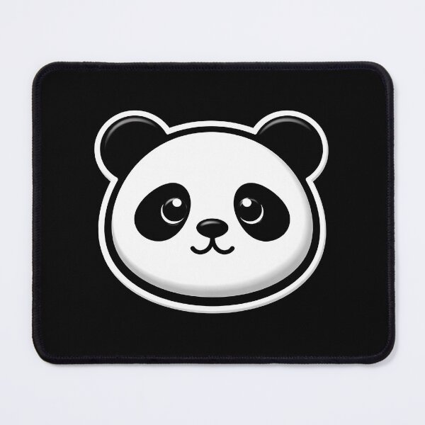 Item preview, Cute Panda Face designed and sold by MarkColeImaging.