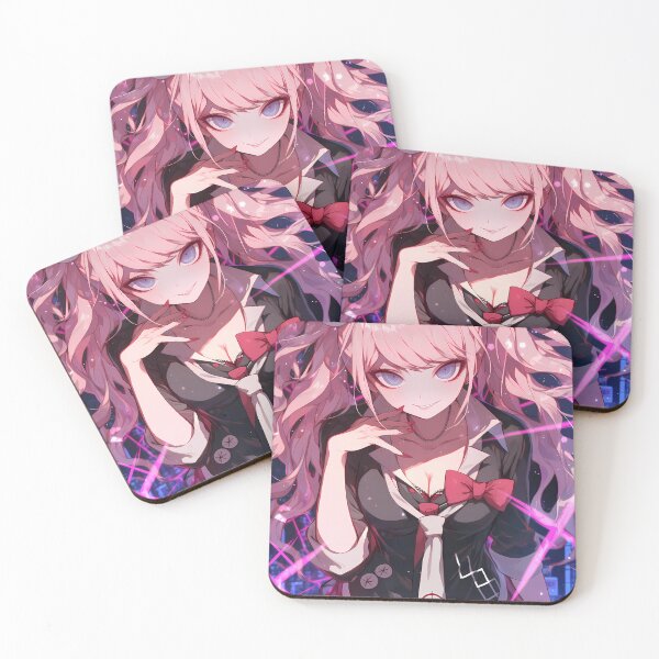Item preview, Junko Enoshima Danganronpa Neon Pink Twin Tails Mischief Queen designed and sold by bystudiolereve.