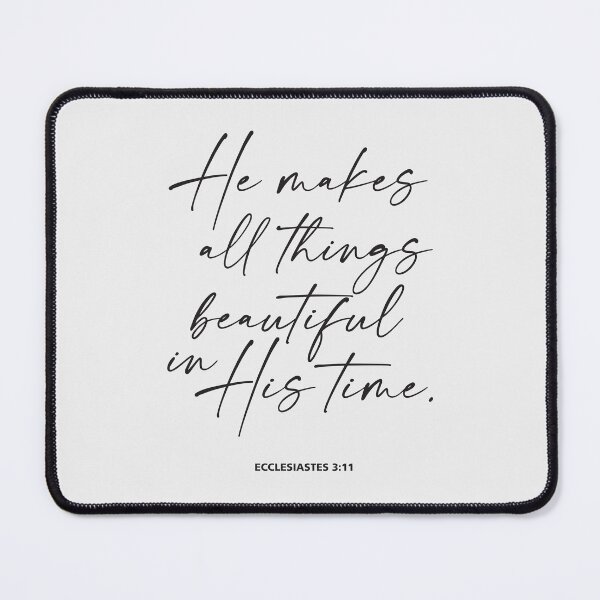 Item preview, He makes all things beautiful designed and sold by QuotesnSketches.