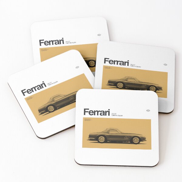 Item preview, Ferrari 250 GT California Spyder Vintage Classic Car designed and sold by moyjoystudio.