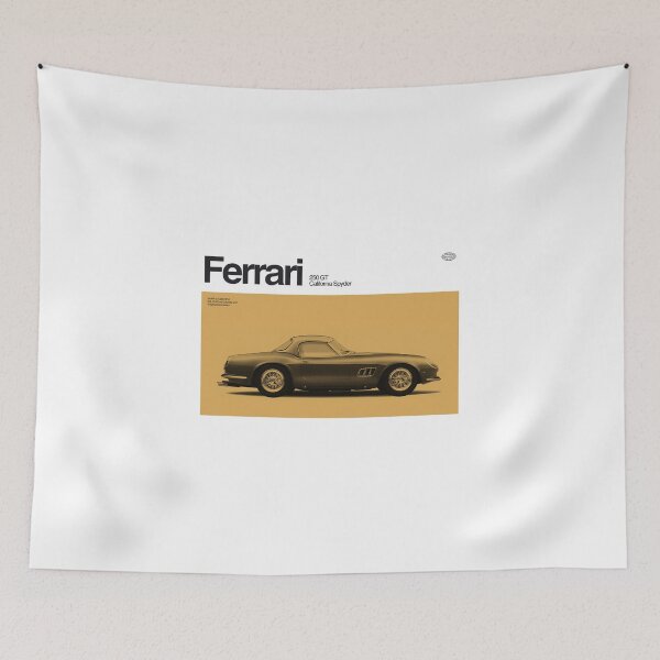 Item preview, Ferrari 250 GT California Spyder Vintage Classic Car designed and sold by moyjoystudio.