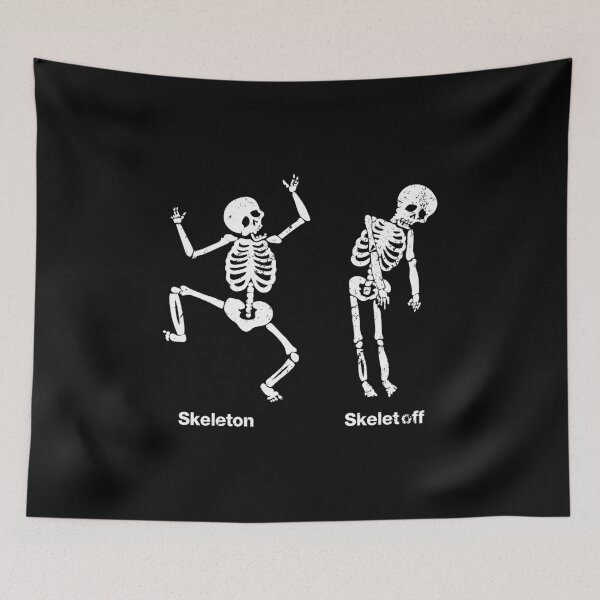 Item preview, Funny Skeleton - Skelet On Skelet Off designed and sold by idalineverica.