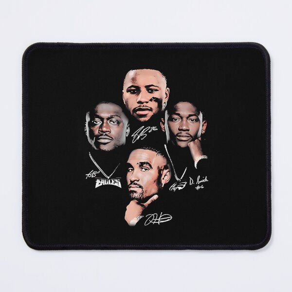 Item preview, Saquon Barkley Jalen Hurts A. J. Brown Devonta Smith Records designed and sold by C1Shop.