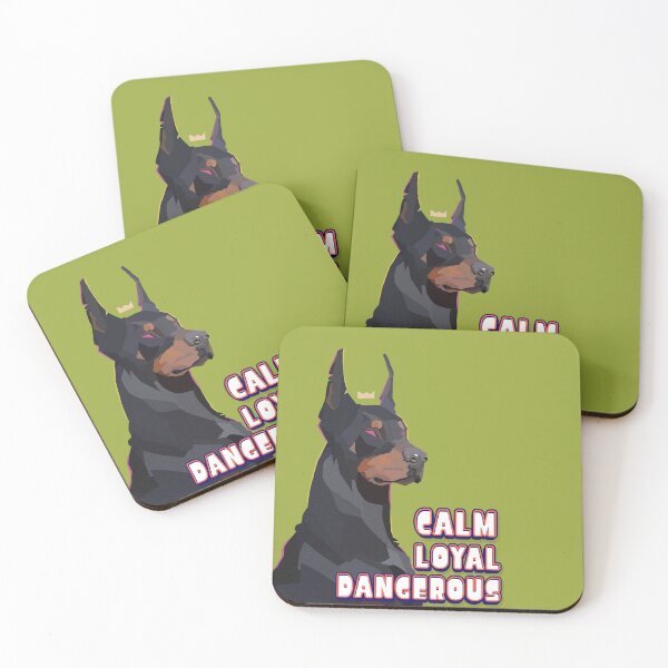 Item preview, Calm, Loyal, Dangerous. – Doberman Guard Dog Design designed and sold by UUniqueIImprint.