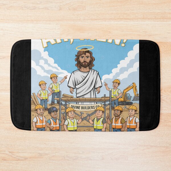 Item preview, Ah, Men! Divine Builders Cartoon designed and sold by Bappy888.