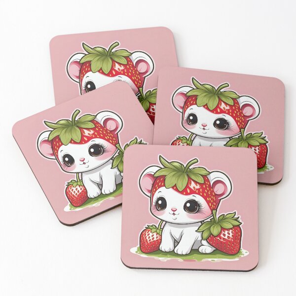 Item preview, Sweet Strawberry Mouse Garden Friend designed and sold by CASASIS_MERCH.