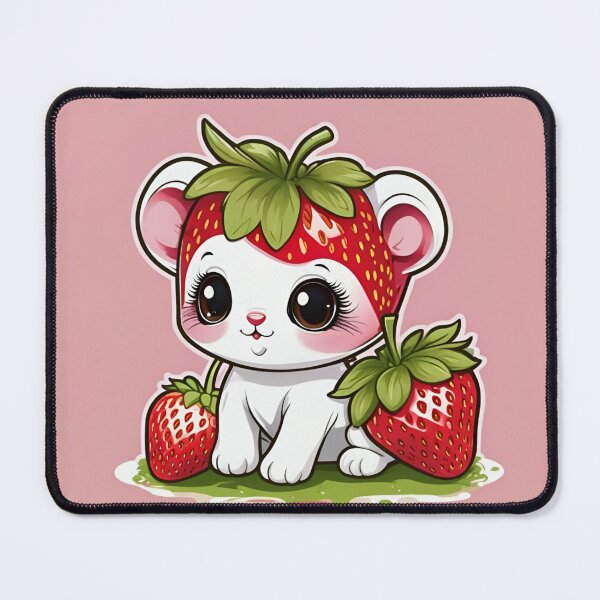 Item preview, Sweet Strawberry Mouse Garden Friend designed and sold by CASASIS_MERCH.