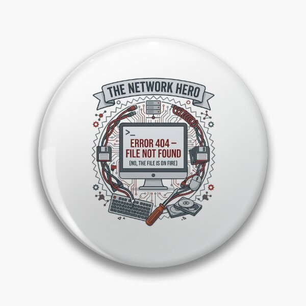 Item preview, Error 404  File Not Found (Premium IT Design) designed and sold by KurtByteStudio.