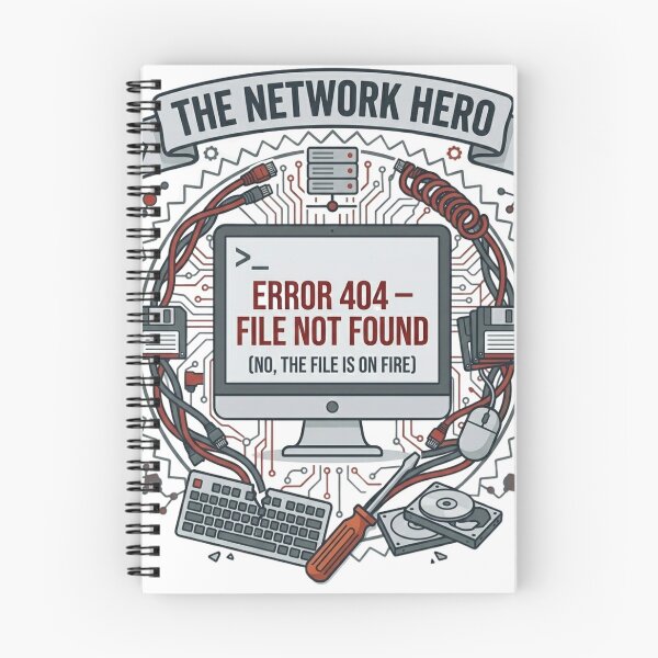 Item preview, Error 404 File Not Found (Premium IT Design) designed and sold by KurtByteStudio.