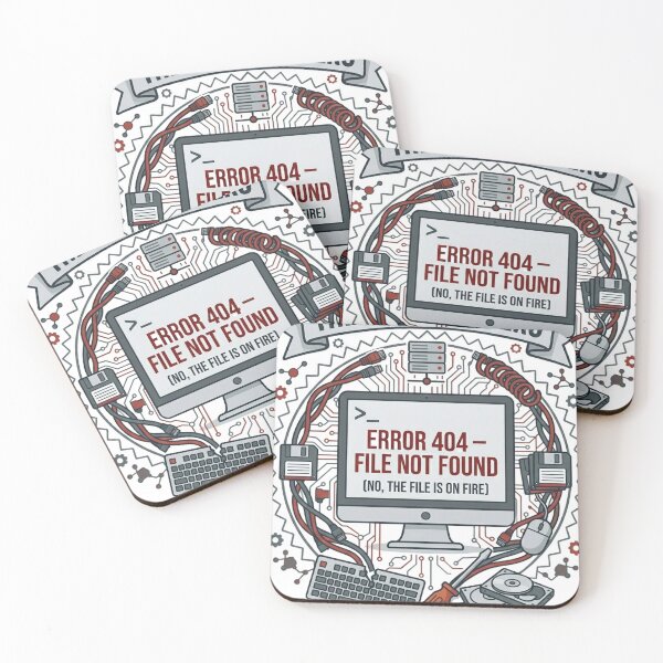 Item preview, Error 404  File Not Found (Premium IT Design) designed and sold by KurtByteStudio.