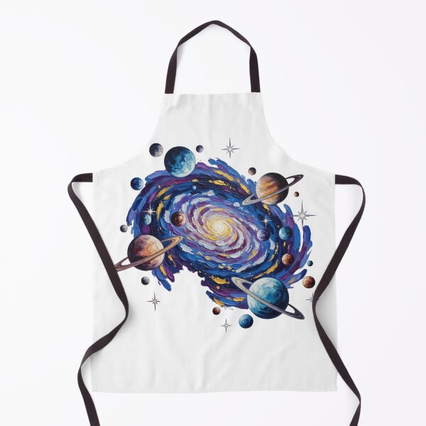 Item preview, "Spiral Galaxy Oil Painting - Cosmic Masterpiece designed and sold by Dzblack.