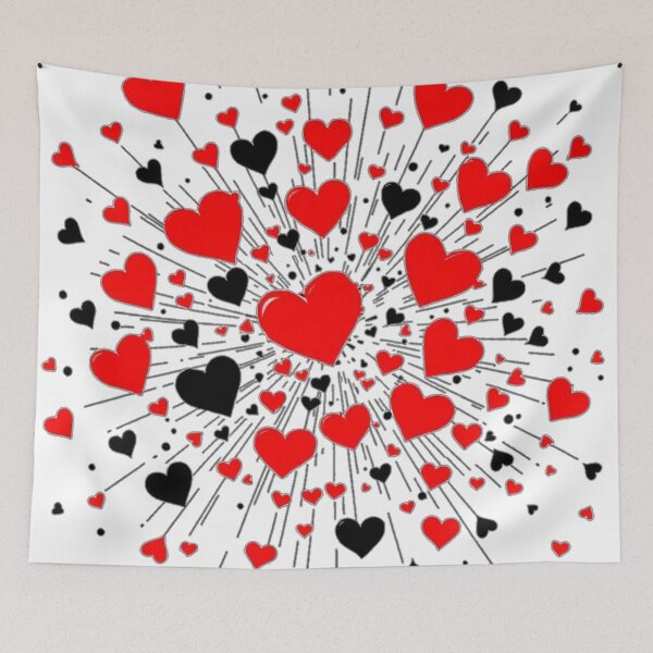 Item preview, Exploding Hearts - Love Burst Design  designed and sold by Perfect Imperfections .