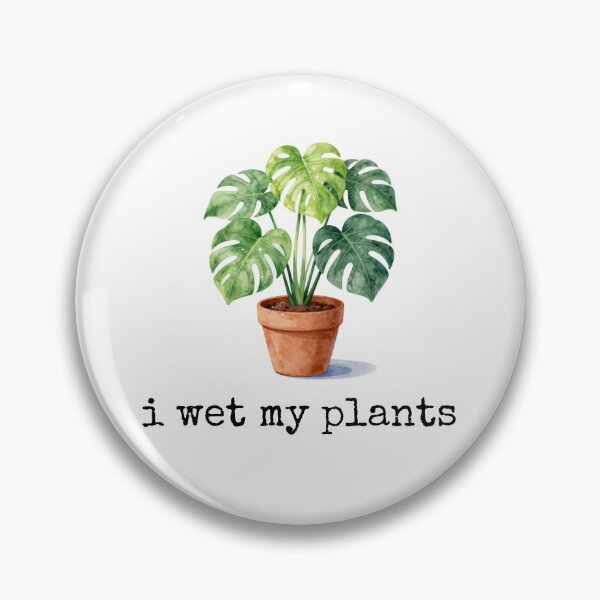 Item preview, “I Wet My Plants” | Funny Monstera Plant  Humorous Houseplant Lover Design with Terracotta Pot designed and sold by Plant Daddy.