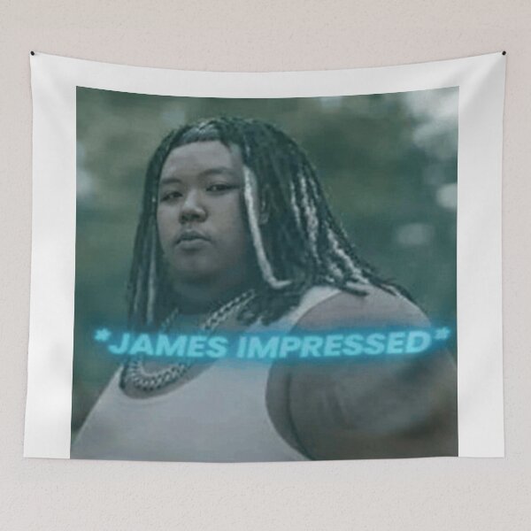 Item preview, James impressed meme designed and sold by RedVelvetUtd.