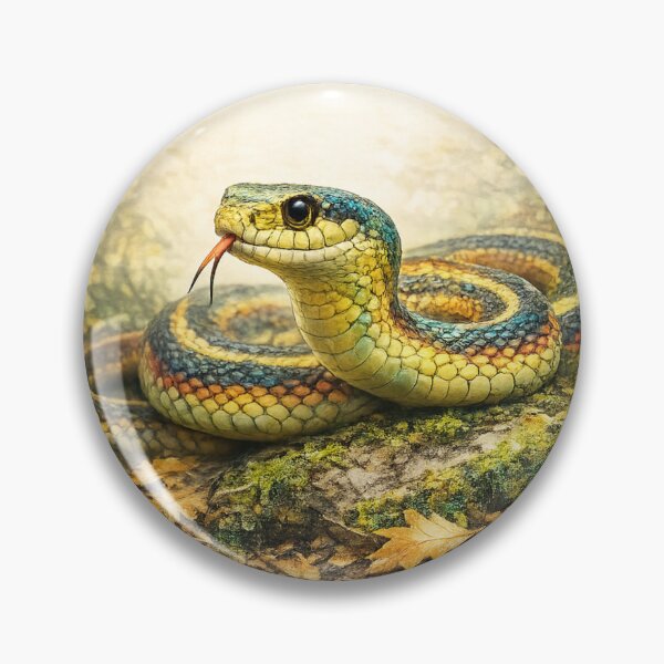Item preview, Woodland Snake – Silent Forest Guardian | Woodland Animal Collection designed and sold by TheJoyfulPen.