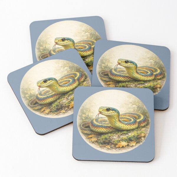 Item preview, Woodland Snake – Silent Forest Guardian | Woodland Animal Collection designed and sold by TheJoyfulPen.