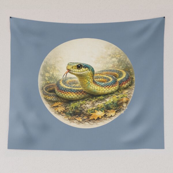 Item preview, Woodland Snake – Silent Forest Guardian | Woodland Animal Collection designed and sold by TheJoyfulPen.