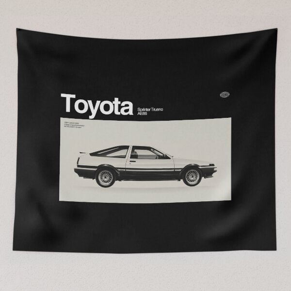 Item preview, Toyota Sprinter Trueno AE86 Vintage JDM Classic Car designed and sold by moyjoystudio.