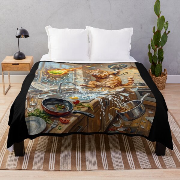 Item preview, Cat Chaos in the Kitchen designed and sold by Bappy888.
