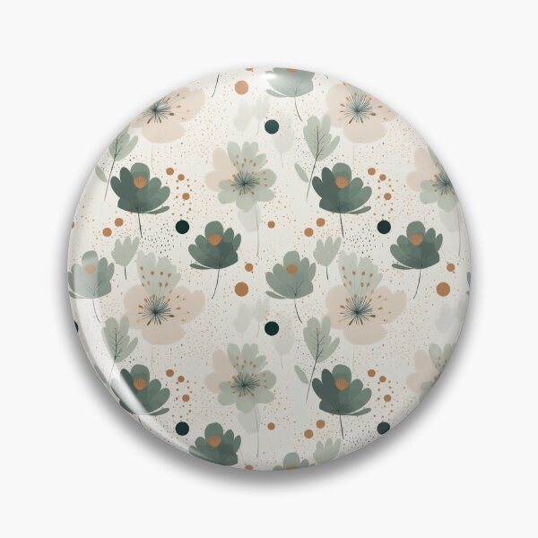 Item preview, Moody Gold Boho Floral Pattern designed and sold by PetalandPixal.
