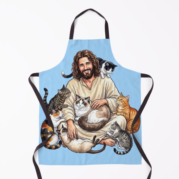 Item preview, Jesus Loves Cats designed and sold by Lion and Lamb Design.