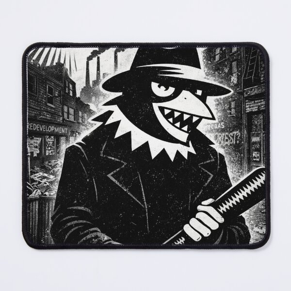 Item preview, Re-imagining Development – Noir Political Satire Illustration designed and sold by Second Thought Studio.