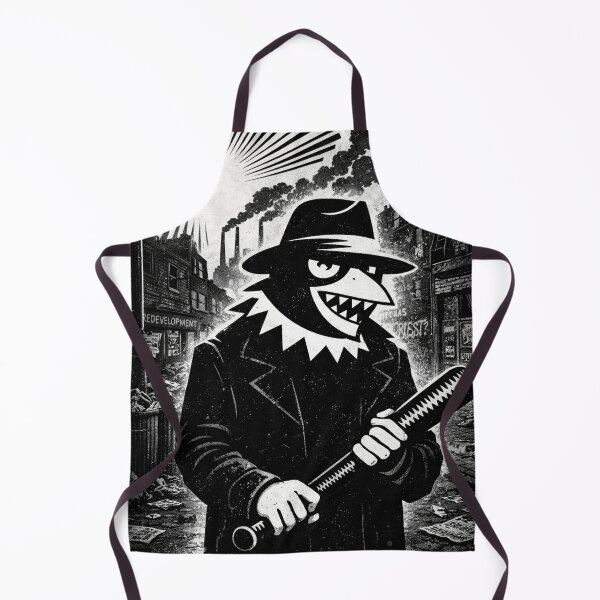 Item preview, Re-imagining Development – Noir Political Satire Illustration designed and sold by Second Thought Studio.