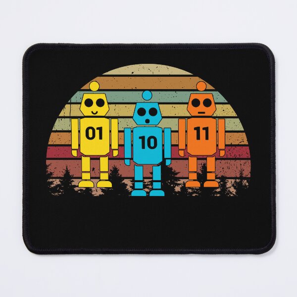 Item preview, Vintage 01 10 11 Robot Binary Code Design designed and sold by Artifyo.