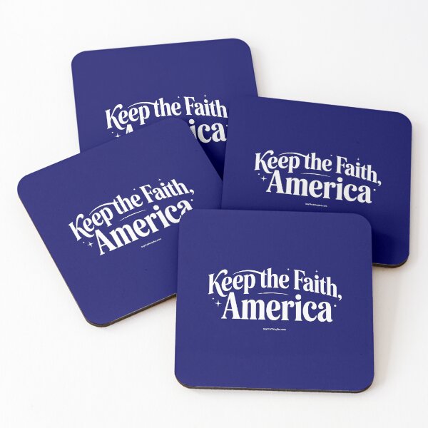 Item preview, KEEP THE FAITH, AMERICA designed and sold by Say The Thing Tee.