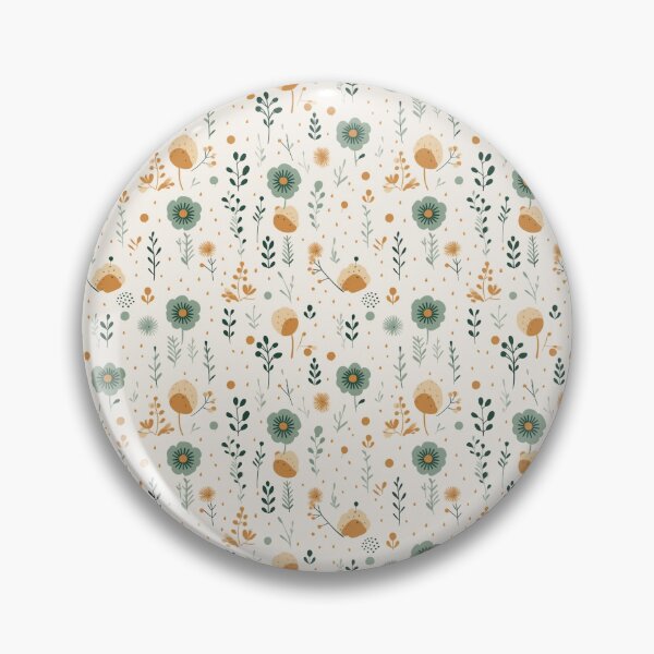 Item preview, Modern Gold Green Boho Floral designed and sold by PetalandPixal.