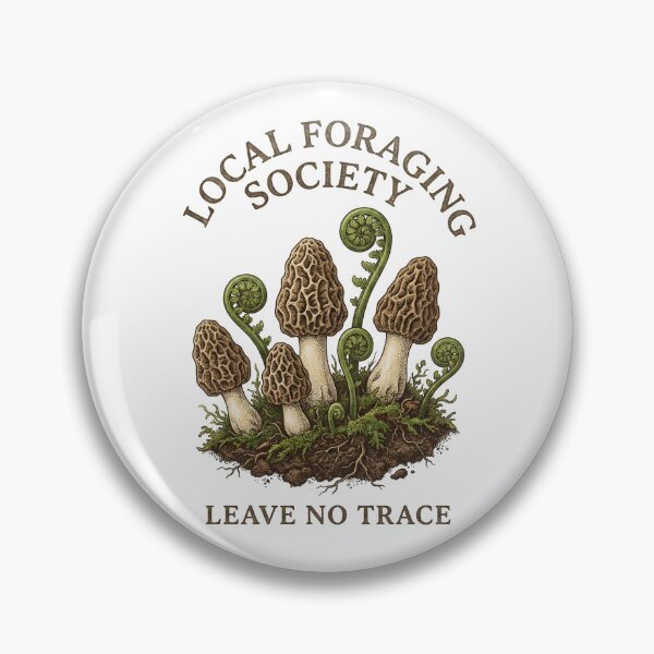 Item preview, Local Foraging Society T-Shirt — Mushroom Forager Gift, Morel Mushroom Lover, Cottagecore Nature Tee designed and sold by Luminari Creations.