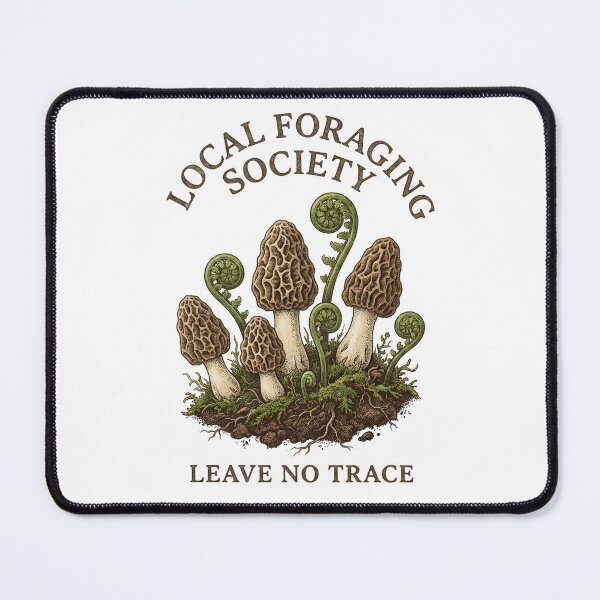 Item preview, Local Foraging Society T-Shirt — Mushroom Forager Gift, Morel Mushroom Lover, Cottagecore Nature Tee designed and sold by Luminari Creations.