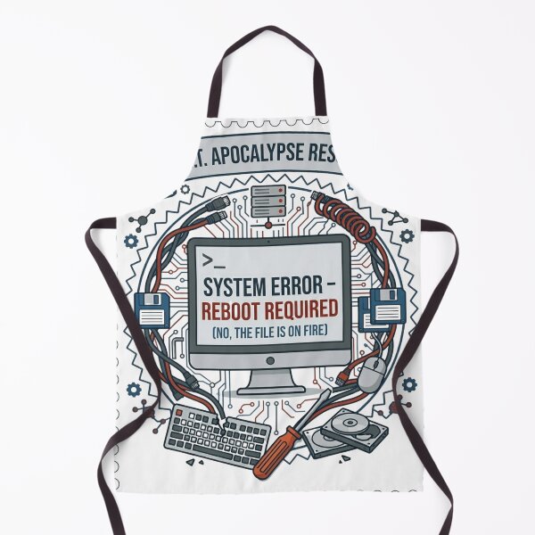 Item preview, System Error Reboot Required (Premium Design) designed and sold by KurtByteStudio.