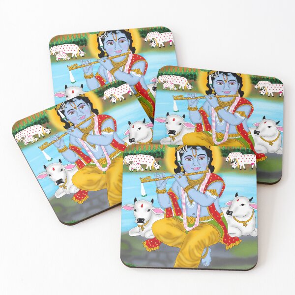 Item preview, Lord Krishna Divine Design – Spiritual Hindu God Artwork designed and sold by Harshit_Digital_Arts.