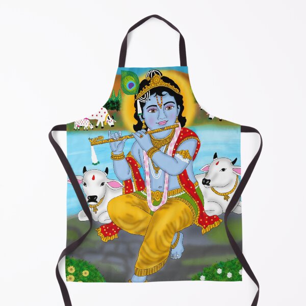 Item preview, Lord Krishna Divine Design – Spiritual Hindu God Artwork designed and sold by Harshit_Digital_Arts.