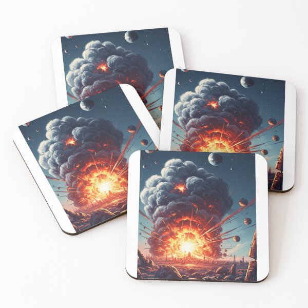 Item preview, "Planetary Apocalypse - Cosmic Explosion Sci-Fi" designed and sold by Dzblack.