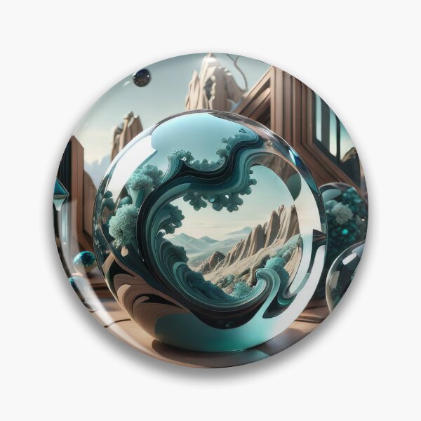 Item preview, Vaelor - 3D fractal landscape: digital fantasy collage designed and sold by QiMera.