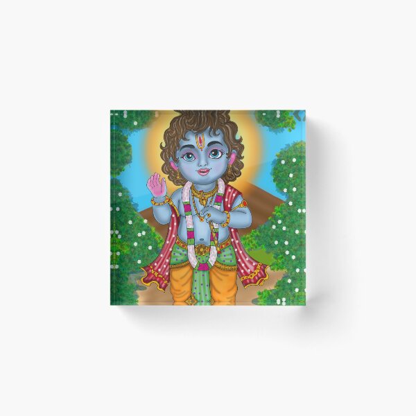 Item preview, Divine Krishna Spiritual Design – Sacred Hindu Cultural Artwork designed and sold by Harshit_Digital_Arts.