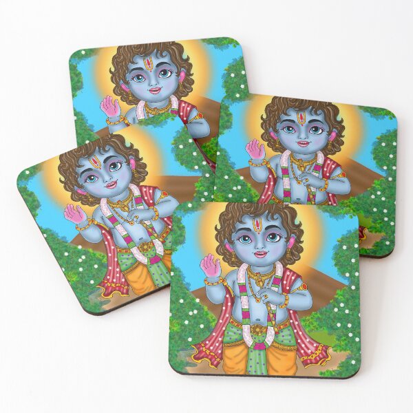 Item preview, Divine Krishna Spiritual Design – Sacred Hindu Cultural Artwork designed and sold by Harshit_Digital_Arts.