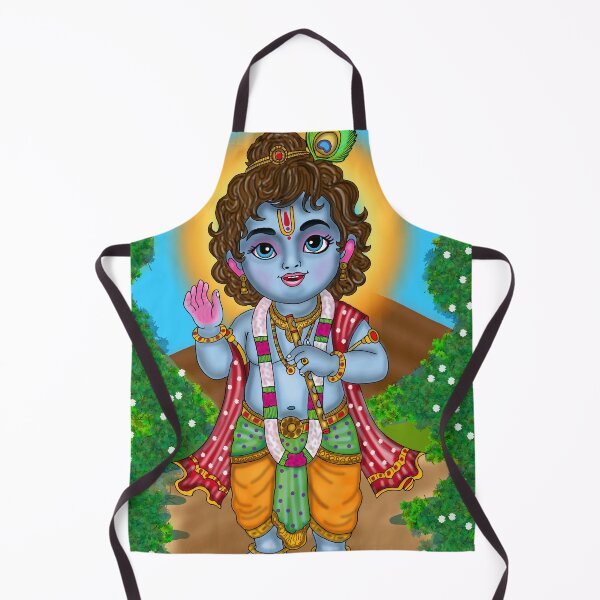 Item preview, Divine Krishna Spiritual Design – Sacred Hindu Cultural Artwork designed and sold by Harshit_Digital_Arts.