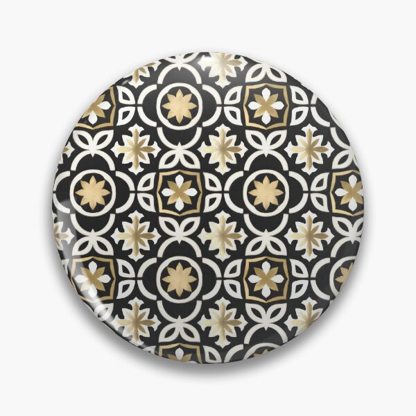Item preview, Black Gold Vintage Seamless Pattern, Luxury Geometric Tile Pattern, Moroccan Tile Digital Paper, Elegant Gold Floral Pattern, Printable Scrapbook Paper, Textile Fabric Design designed and sold by FRH Design ⭐⭐⭐⭐⭐.