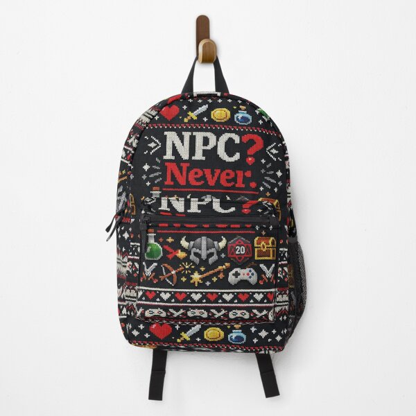 Item preview, NPC Never Pro Gamer Cosplay Knitted Design designed and sold by Mauswohn.