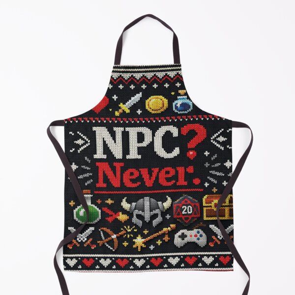 Item preview, NPC Never Pro Gamer Cosplay Knitted Design designed and sold by Mauswohn.