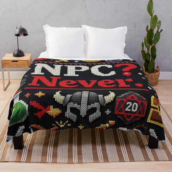 Item preview, NPC Never Pro Gamer Cosplay Knitted Design designed and sold by Mauswohn.
