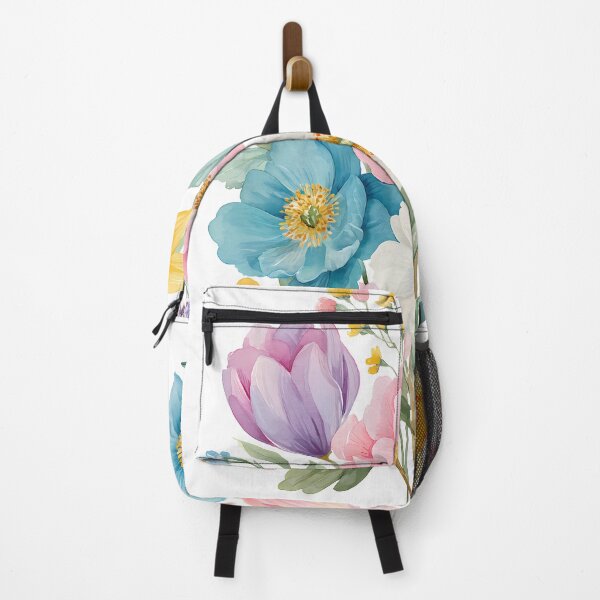Item preview, Spring Flower Bouquet Watercolor Illustration Floral Art designed and sold by BobaBunny76.