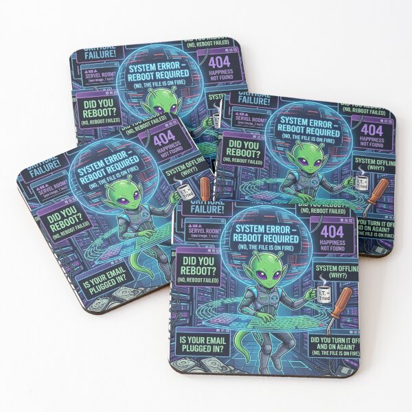 Item preview, VR Alien Sysadmin  Error Overload designed and sold by KurtByteStudio.